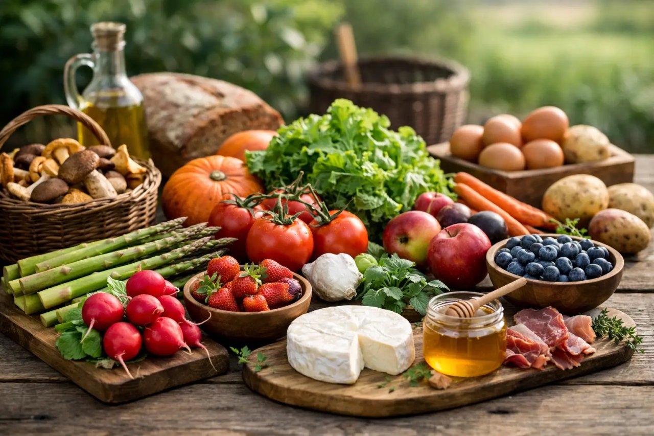 Przewodnik po sezonowych produktach lokalnych