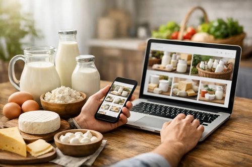Jak zamawiać nabiał od gospodarstwa online?